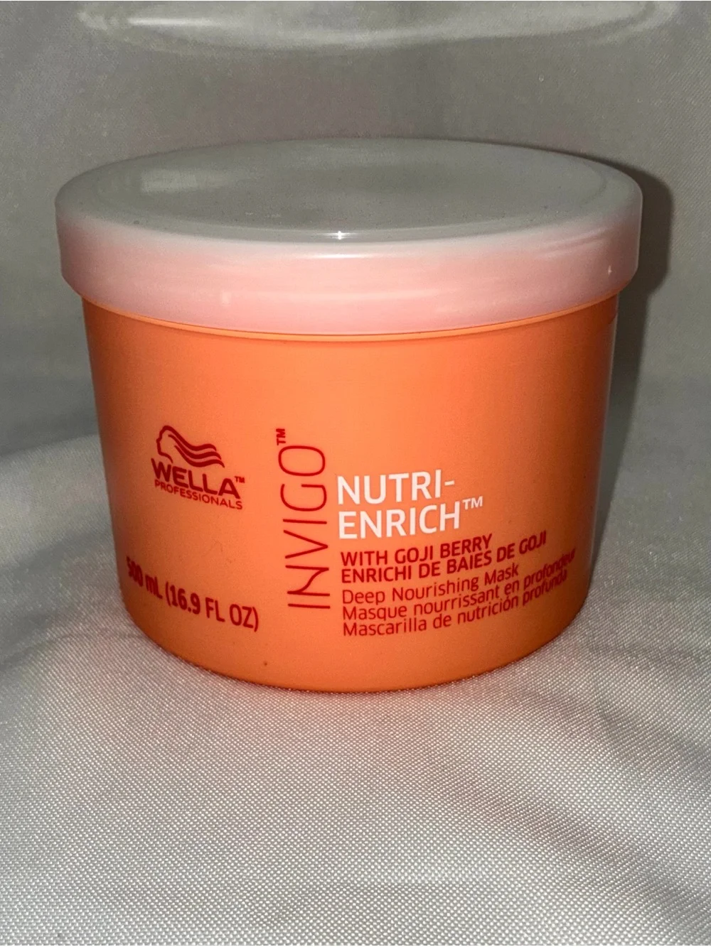 Wella Invigo Nutri-Enrich Hair Mask - Peach/Coral